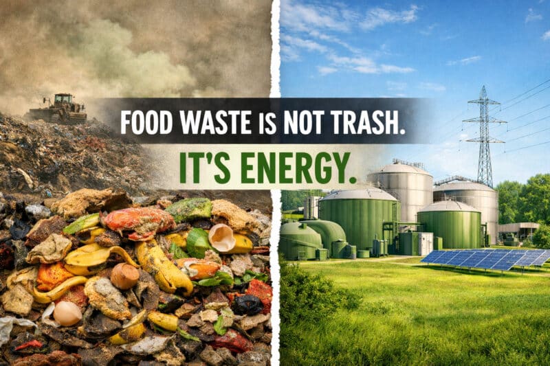 Waste-to-Energy Turns Food Waste into Power