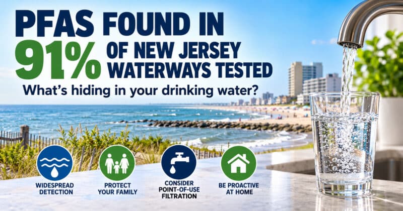 PFAS Found in 91% of New Jersey Waterways Tested: Is Your Drinking Water Protected?